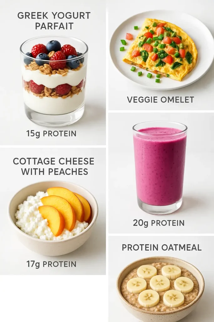 High Protein Breakfast for Fat Loss
