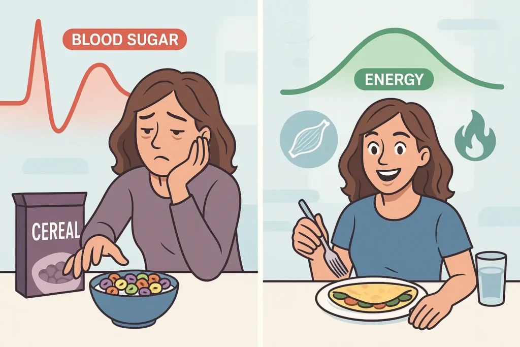 High Protein Breakfast for Fat Loss
