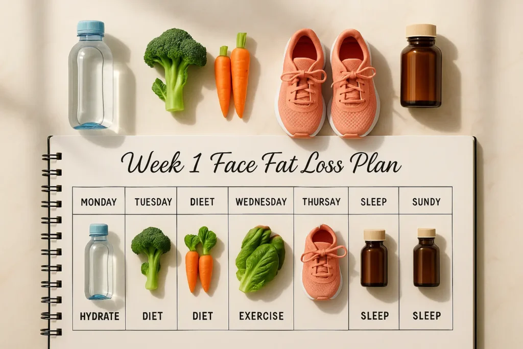 How to Lose Face Fat Fast in a Week